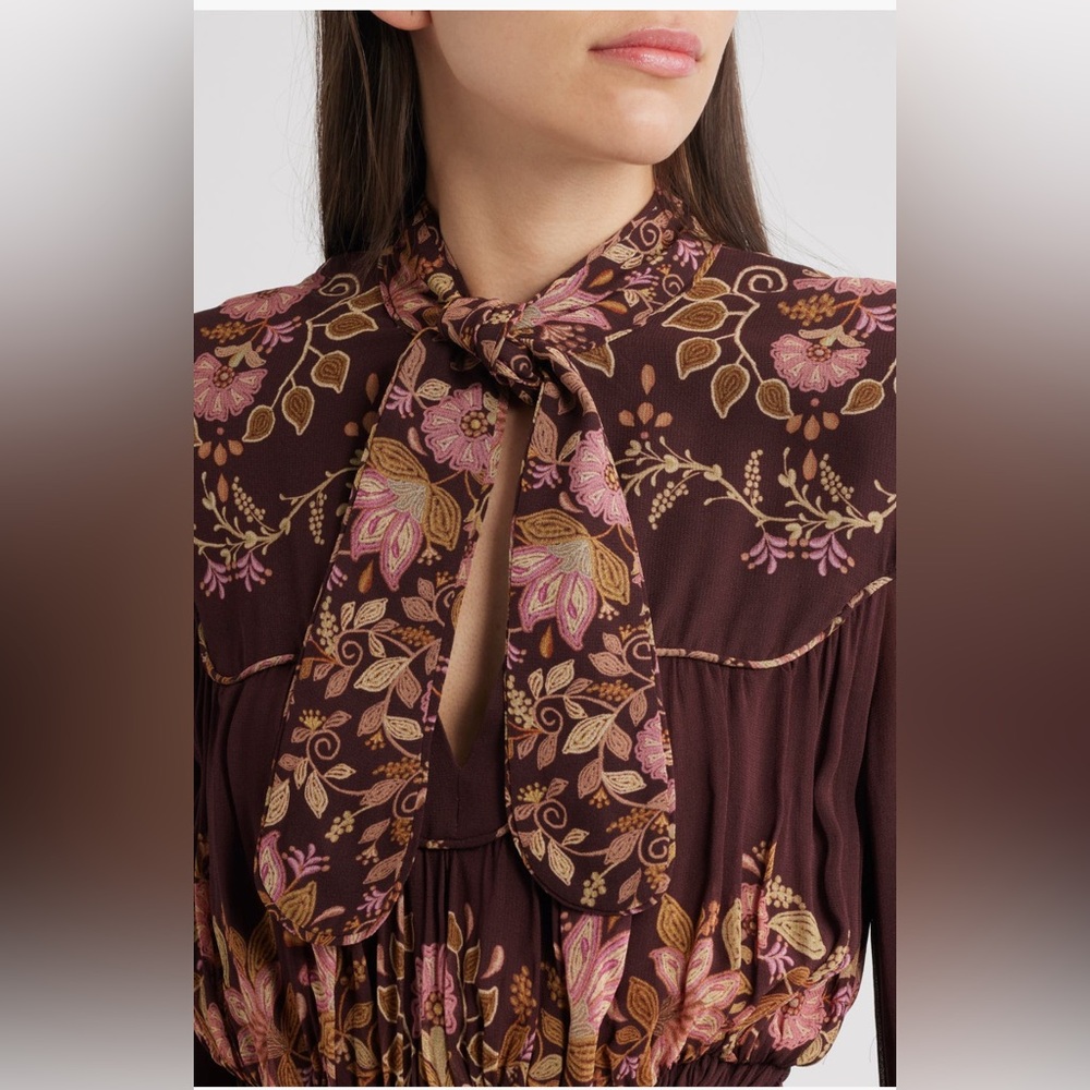 Farm Rio Belle Floral Minidress - Picture 5 of 9